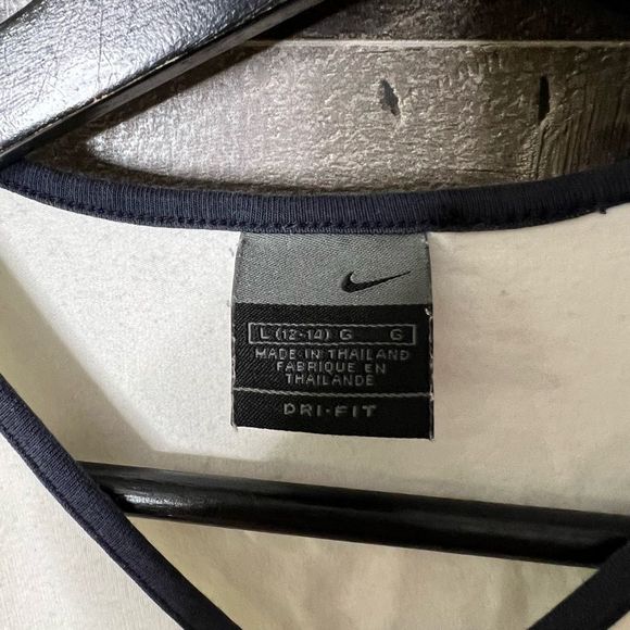 Y2K Nike Womens Tennis Graphic Swoosh Top Large - Picture 4 of 4